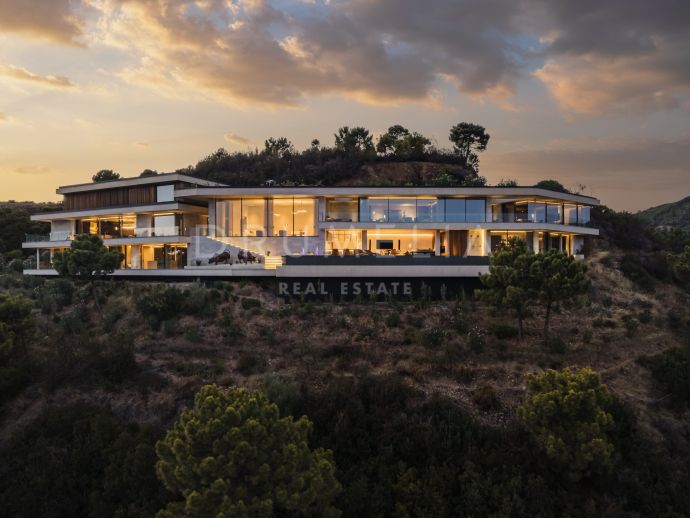 Casa Cuiabá - Nouvelle villa de luxe moderne et écologique avec vue panoramique sur la mer dans le fabuleux quartier de Monte Mayor, Benahavis