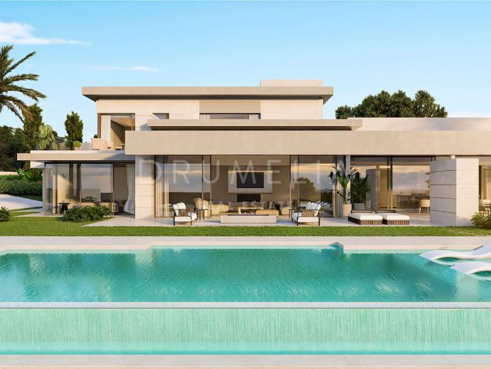 Brand-new contemporary-style luxury villa in high-end Sierra Blanca, Golden Mile of Marbella