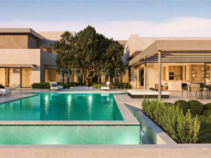 Brand-new one-of-a-kind designer luxury villa in high-end Sierra Blanca, Golden Mile of Marbella