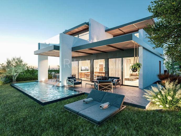 Spectaculaire villa de luxe moderne toute neuve à vendre dans le magnifique El Campanario, Estepona.