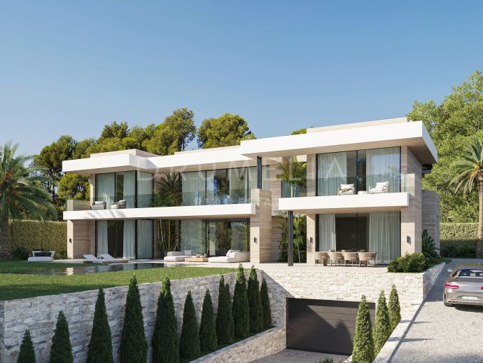 Spectaculaire gloednieuwe moderne luxe villa in El Paraiso, New Golden Mile van Estepona