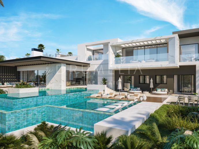 Breath-taking contemporary-style luxury villa with sea views in beautiful El Paraiso, Estepona