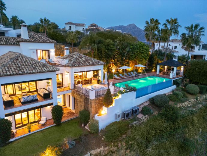 Luksuriøs villa med panoramautsikt over havet og golfbanen, La Quinta Golf Resort