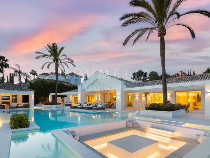 Luxuriöse moderne Villa mit Panoramablick in der Gated Community La Cerquilla, Nueva Andalucia