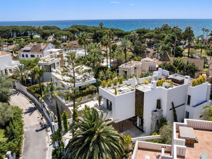 Wyrafinowany, najnowocześniejszy designerski dom z efektem wow, plaża Casablanca, Marbella Golden Mile