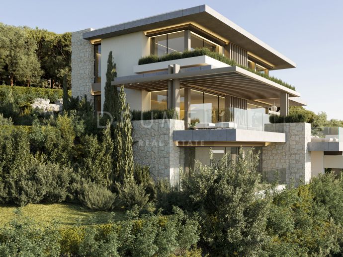 Grundstück mit Baugenehmigung zum Bau einer Villa mit Panoramablick auf das Meer im Sierra Blanca Country Club- Istan