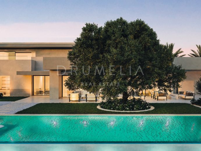 Gloednieuwe villa in moderne stijl te koop in Sierra Blanca, Marbella's Golden Mile