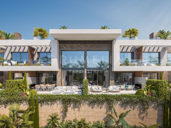 New Sophisticated Modern Luxury Semi Detached House, Rio Real, Marbella East