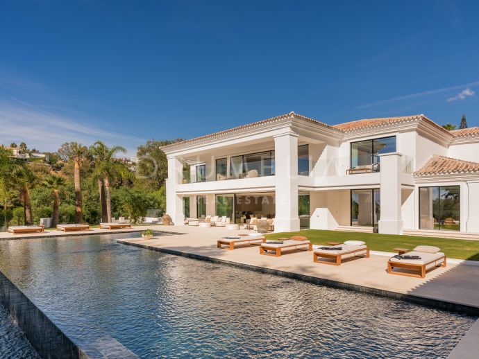 State-of-the-art nieuw modern luxe villaproject met zee- en golfzicht in La Quinta, Benahavís