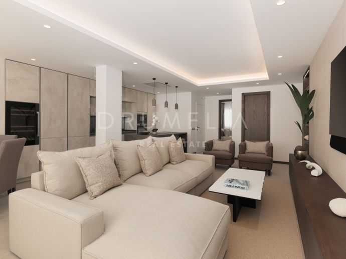 Lyxig renoverad elegant lägenhet i fantastiska Alcazaba, Puerto Banus, Marbella