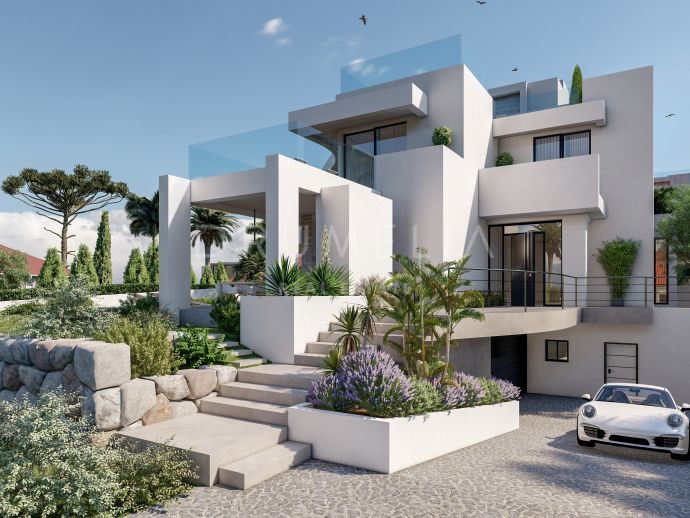Nouvelle villa de luxe spectaculaire et moderne à Marbesa, Marbella Est