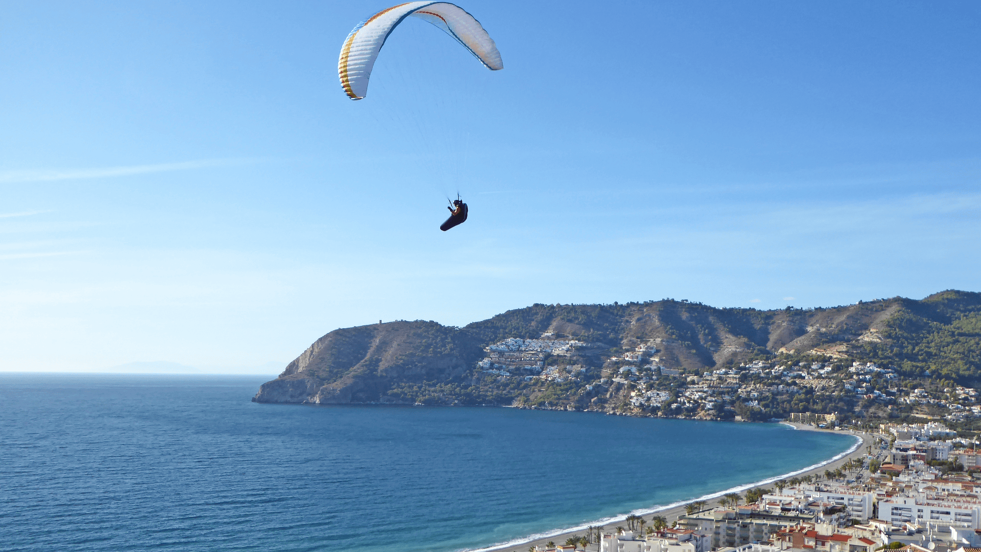 La Herradura, Costa Tropial beach areial view