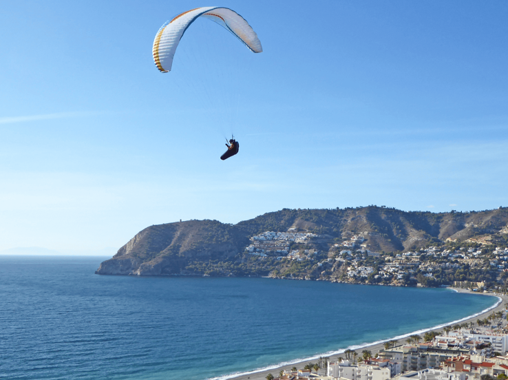 La Herradura, Costa Tropial beach areial view