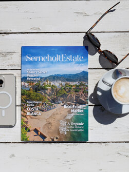 Magazine in a table