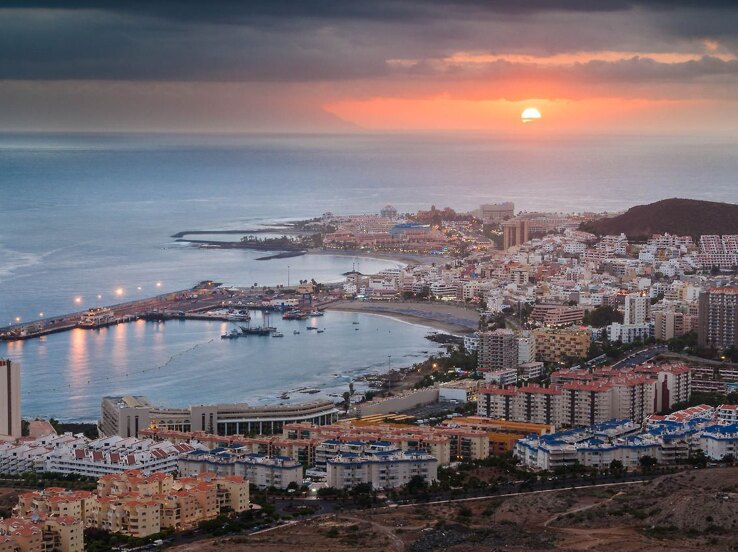 Los Cristianos Beach, Tenerife, Canary Islands