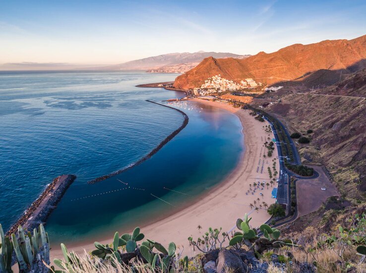 Canary Islands Beach view. 