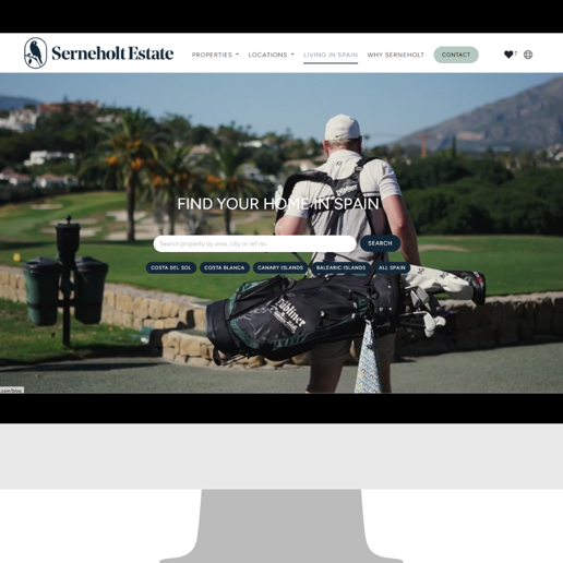 Serneholt Estate lanza un nuevo sitio web y actualiza su marca