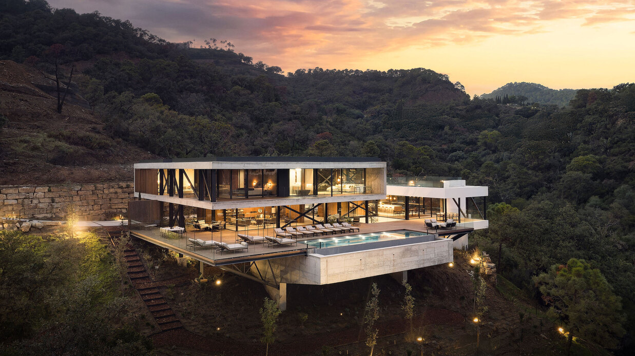 Villa Five designed by architect Flow 81 in El Madroñal, Marbella.