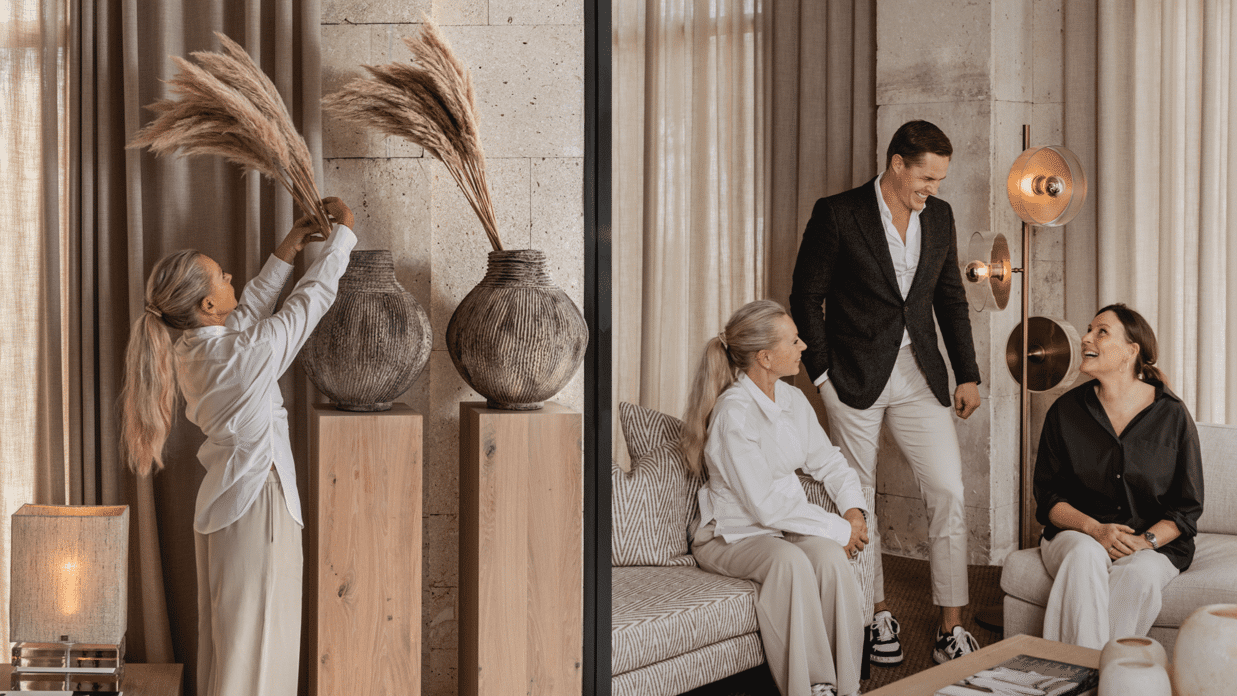 Liselotte and Birgitte from Slettvoll with Eric Ebbing from 色虎视频 collaboration