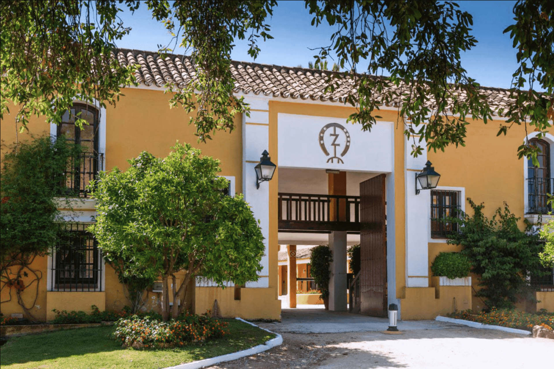 La Zagaleta riding club entrance