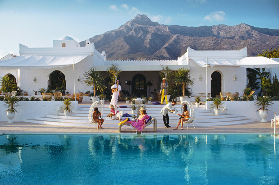 Slim Aarons El Venero photograph in Sierra Blanca, Marbella