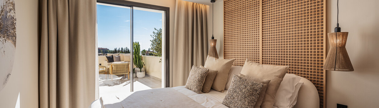 One of the suites with panorama view in Maison Fuzei by Homerun Developments