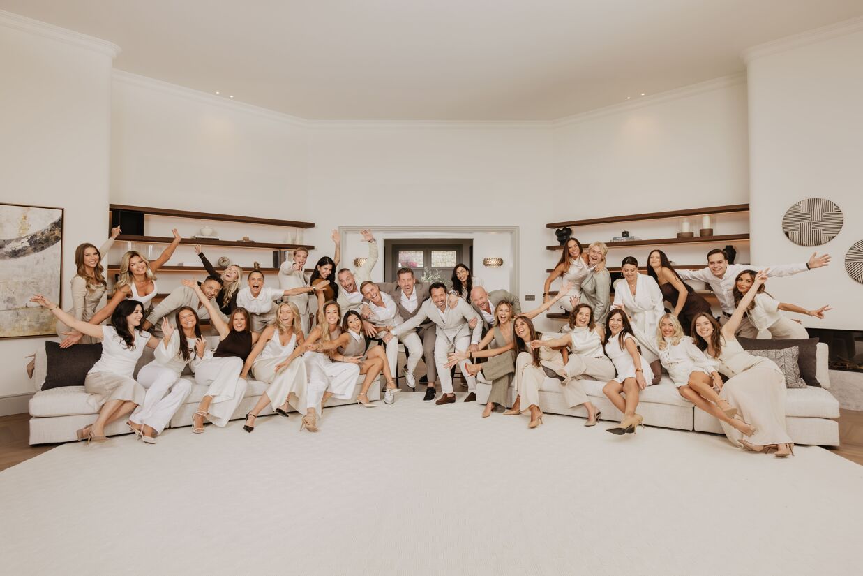 Homerun Brokers luxury real estate team in Marbella celebrating the New Year together