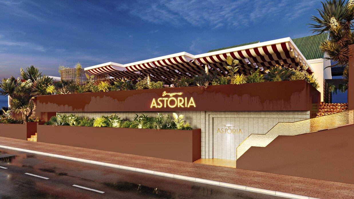 Astoria Marbella restaurant interior with elegant design and fine dining atmosphere