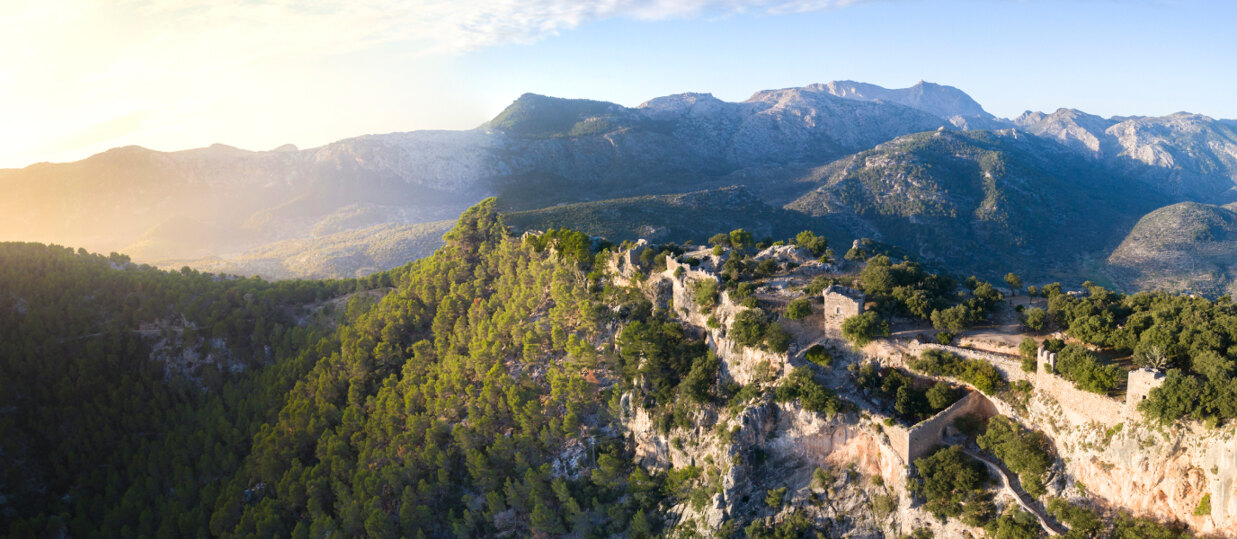 Traditional village life in inland Mallorca near Alaró and Santa Maria