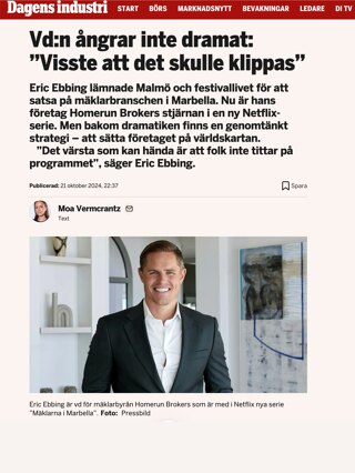 CEO N speaking at a press event, with a camera crew visible in the background