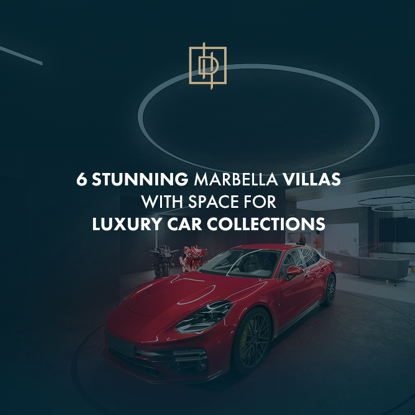 6 impresionantes villas en Marbella – con espacio para colecciones de coches de lujo