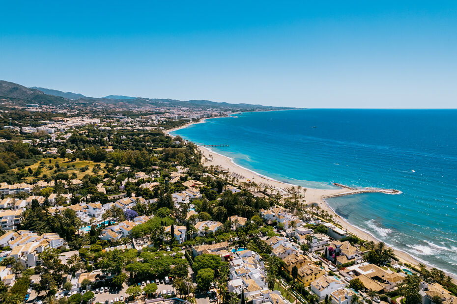 Marbella Golden Mile Dron Photo