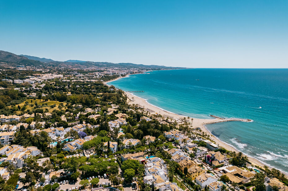 Marbella Golden Mile Dron Photo