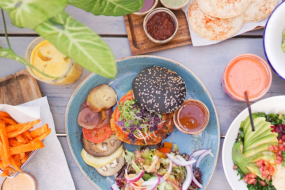 Photograph of dishes from the Manuka Restaurant in the Alanda Hotel in Marbella