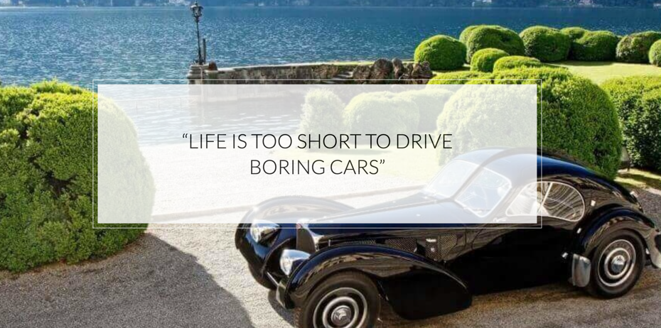 Cunild & Co. "Life is too short to drive boring cars."