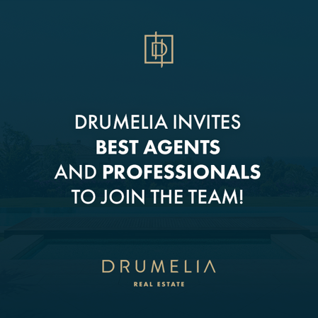 ¡Drumelia crece! ¡E invitamos a los mejores agentes y profesionales a unirse a nosotros!
