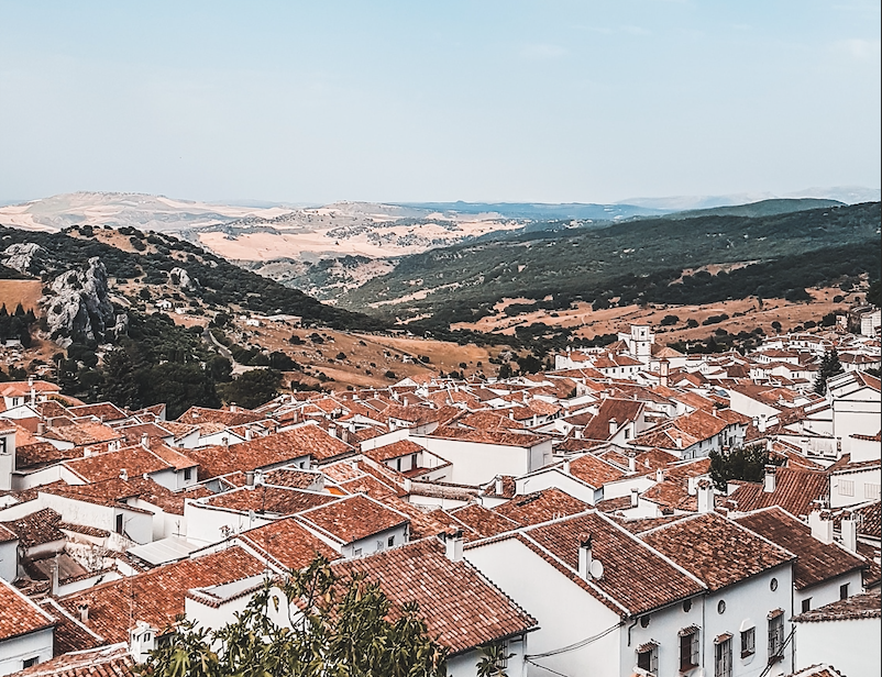 Fotografía de Grazalema, un pequeño pueblo de Cádiz, cerca de Málaga