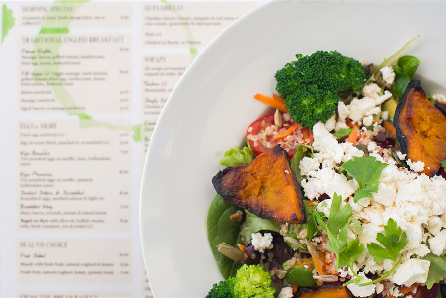 Fotografía de un plato del Fresh Food Cafe en Marbella