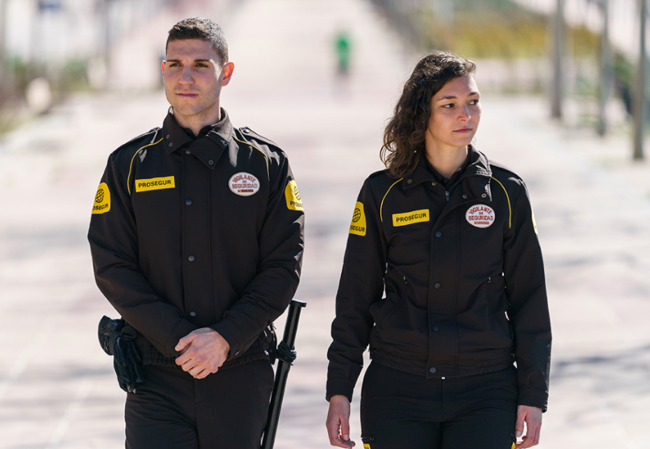 Prosegur security guards working