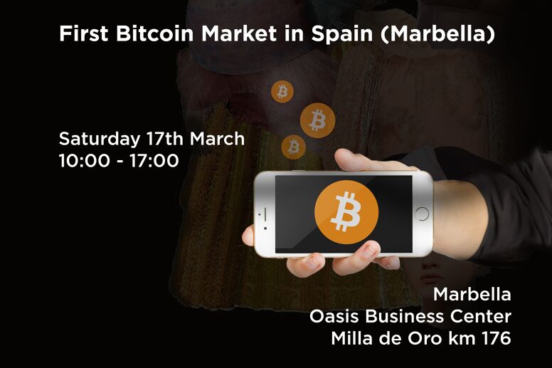 Marbella organizes the first Bitcoin flea market in Spain.