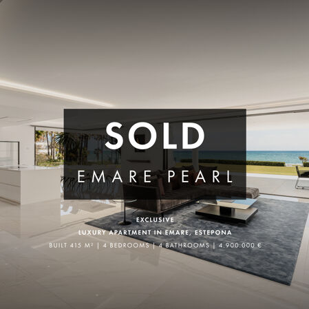 Drumelia продает эксклюзивную квартиру на первой линии моря в Эмаре Эстепоне в срок и по цене!