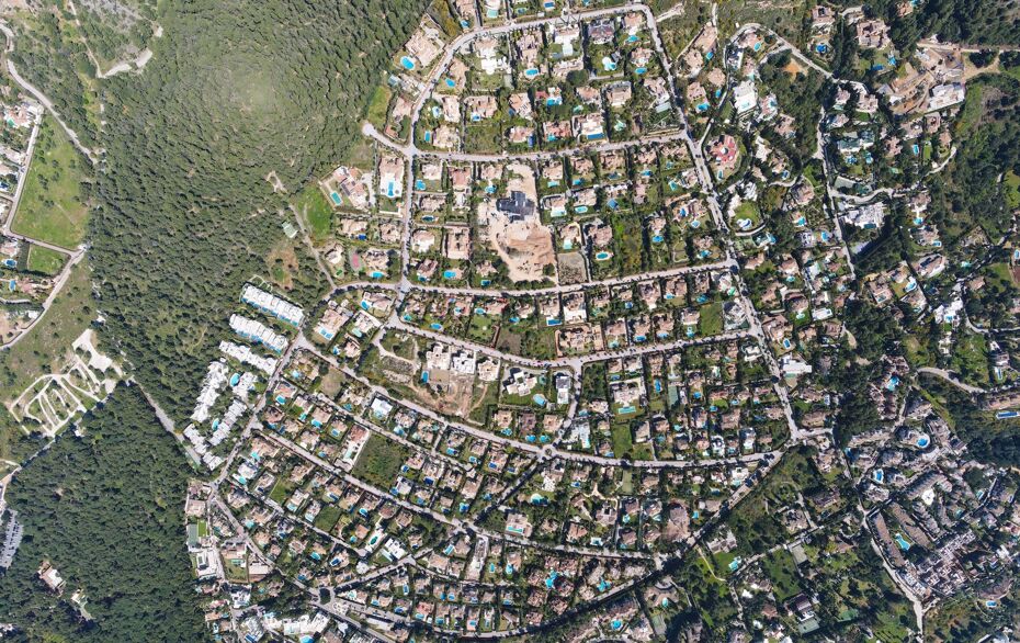 Sierra Blanca Area from above