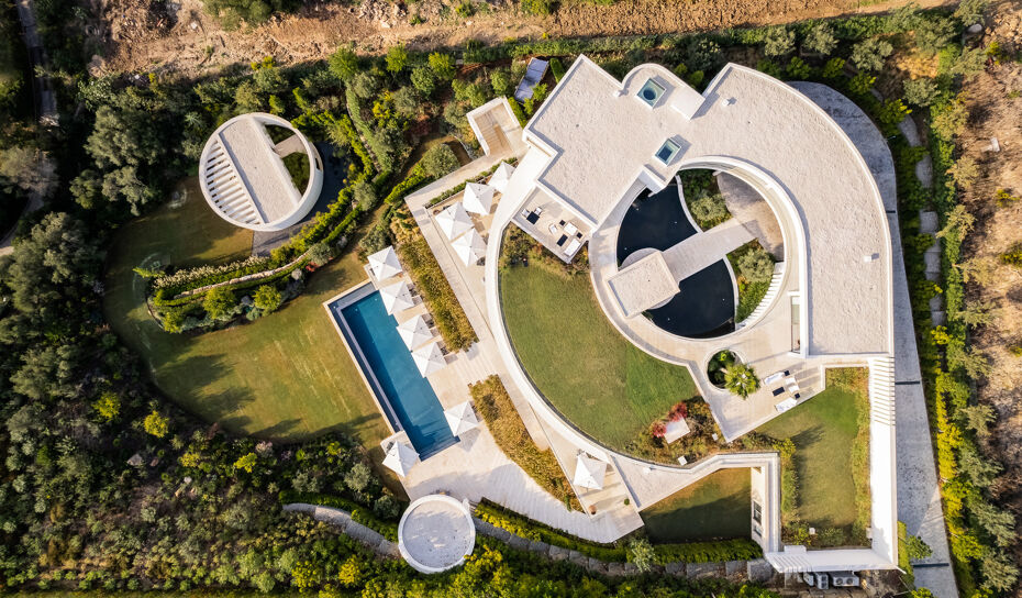 Fotografi av Villa Vela i Sotogrande i södra Spanien