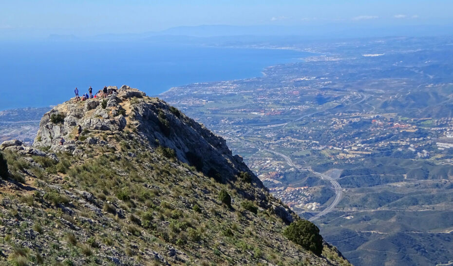 Hiking to La Concha, Marbella