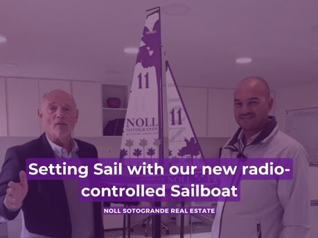 Setting Sail with our new radio-controlled Sailboat