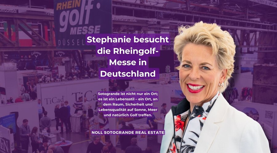 Stephanie besucht die Rheingolf-Messe in Deutschland