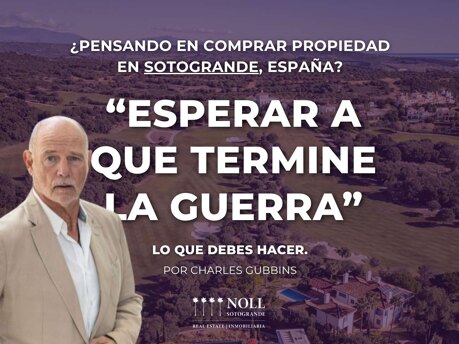 Propiedad en Sotogrande ¿Esperar a que termine la guerra?