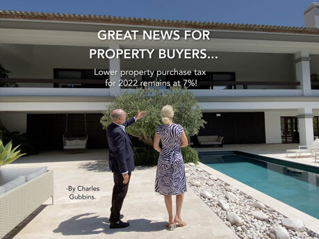 Lower property purchase tax for 2022 remains at 7% - Noll Sotogrande