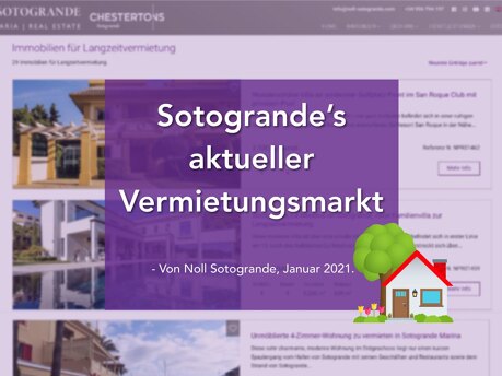 Noll Sotogrande’s aktueller Vermietungsmarkt - Januar 2021