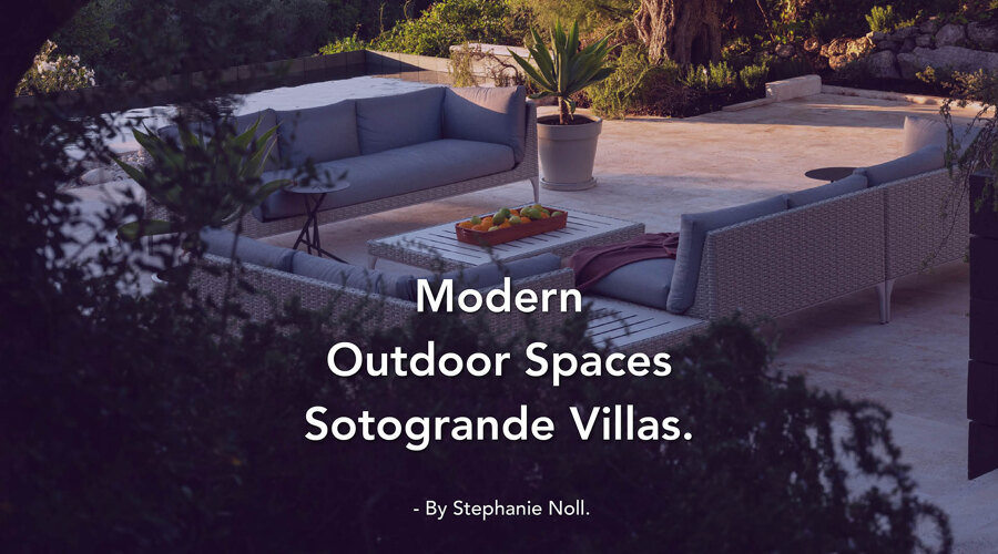 The new must-have in Sotogrande in 2021: Outdoor Area!